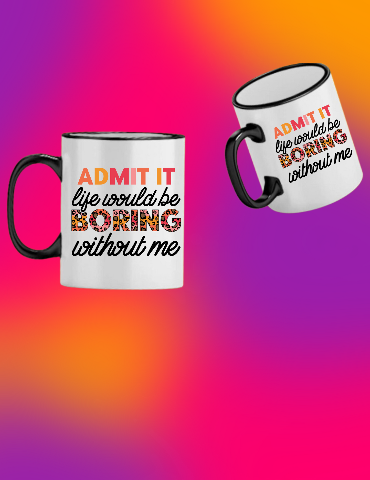 Admit It Mug - The Black Tee Xchange