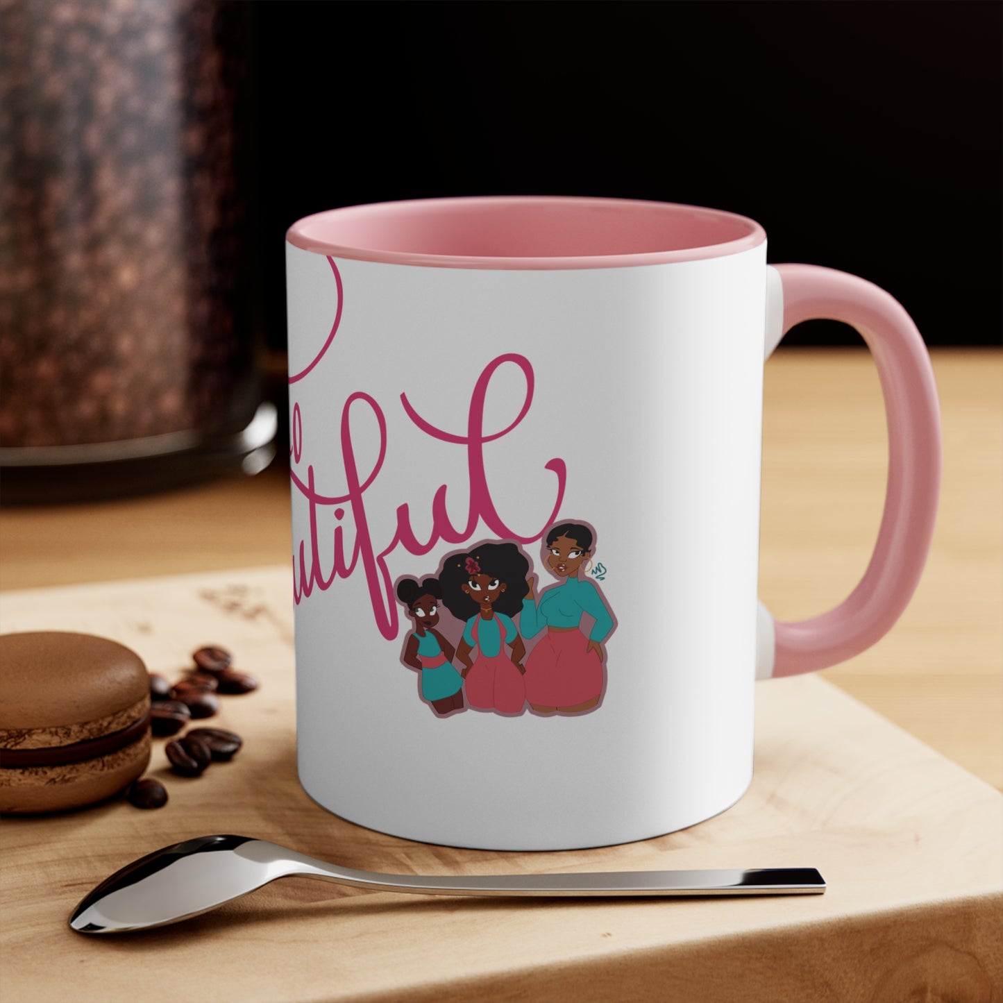 Hello Beautiful Accent Mug