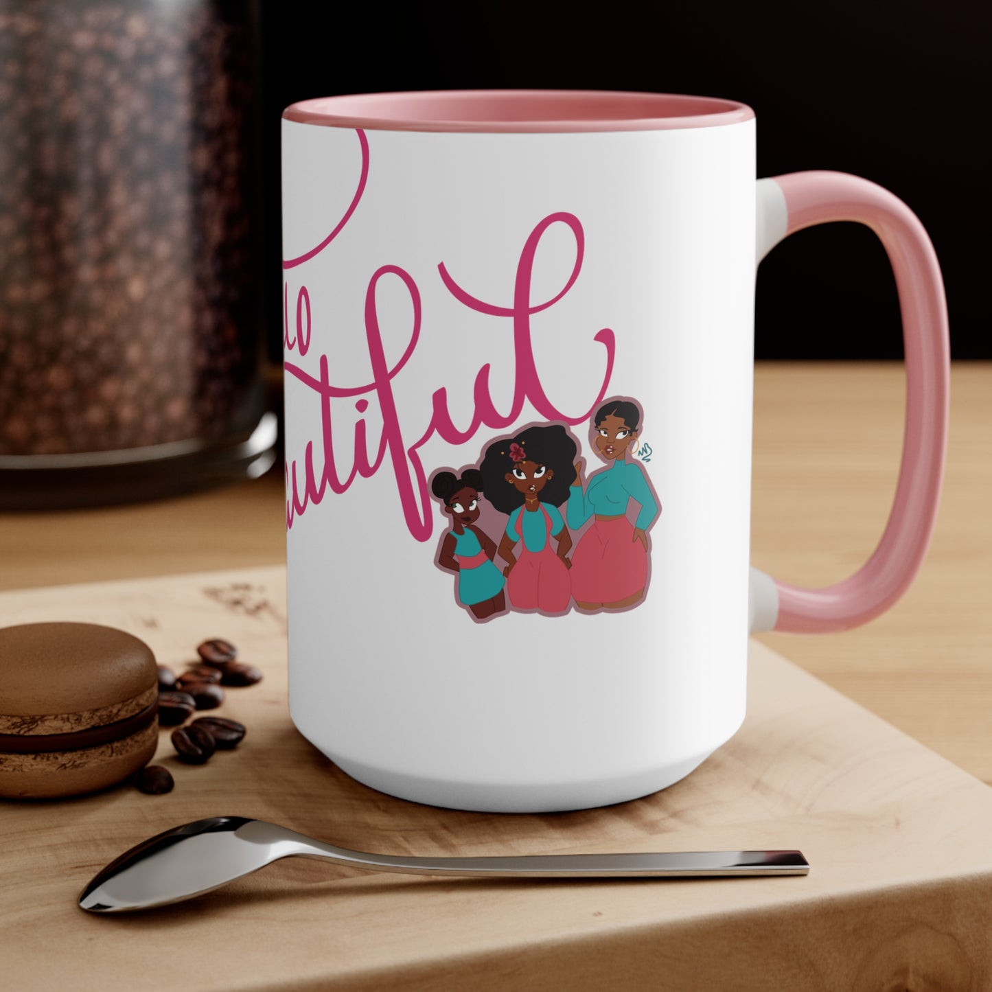 Hello Beautiful Accent Mug