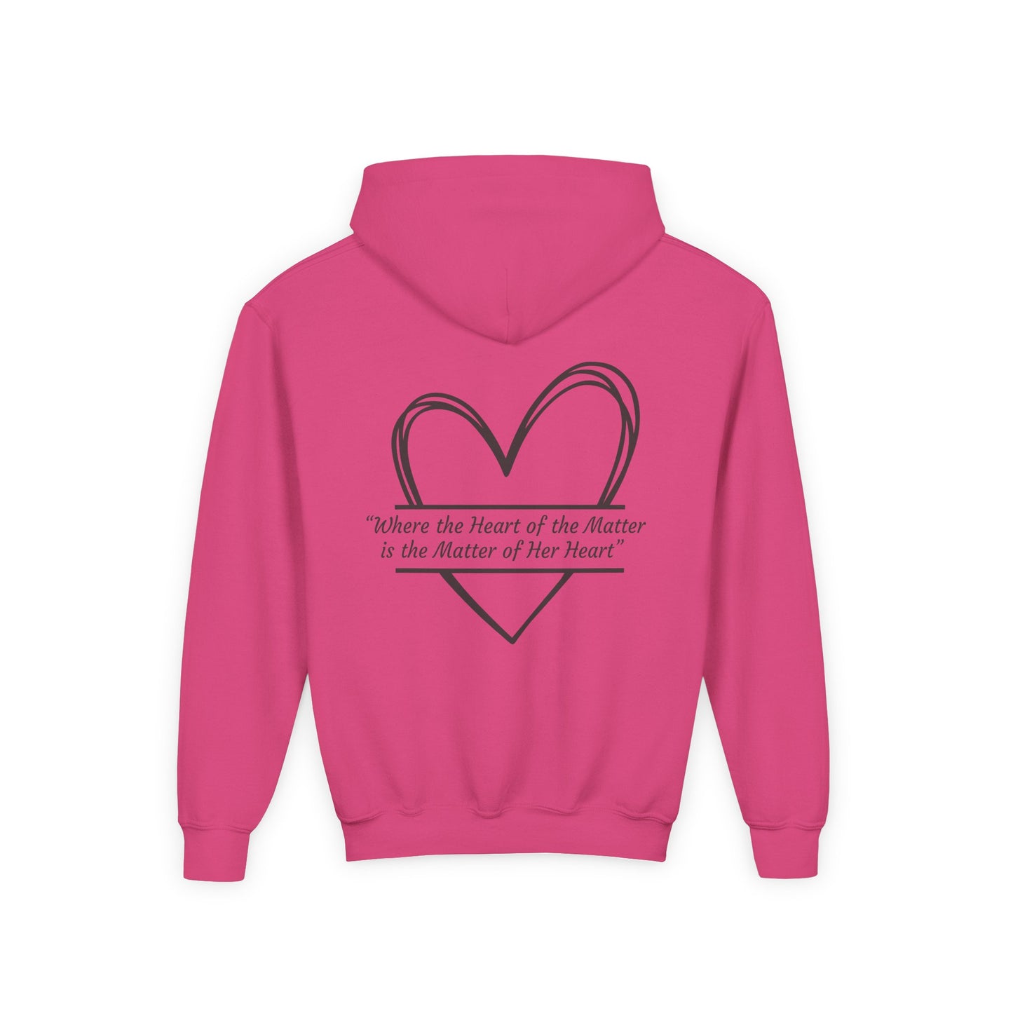 Hello Beautiful Youth Hoodie with Inspirational Quotes - The Black Tee Xchange