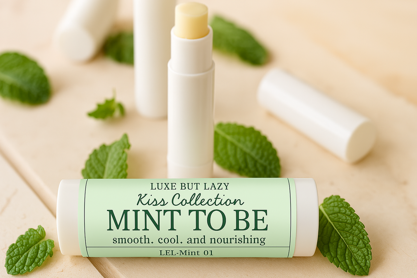 Mint To Be Luxe Mint Lip Balm - The Black Tee Xchange