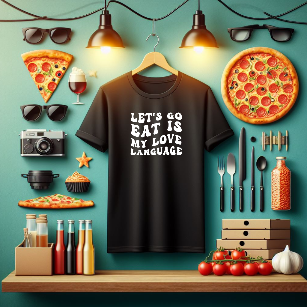 Let's Go Eat Black Tee - The Black Tee Xchange