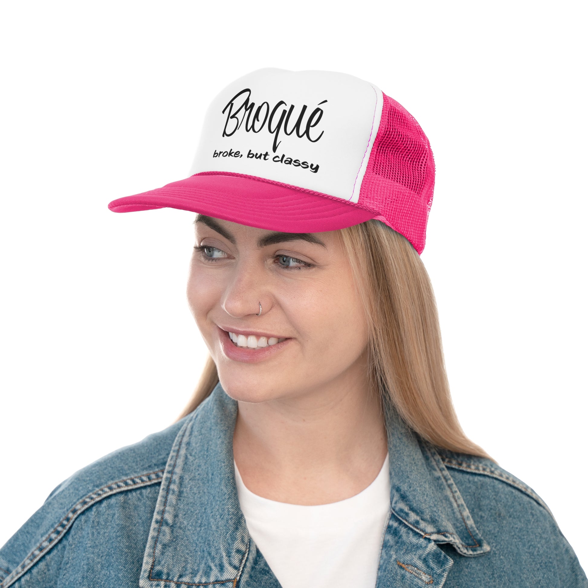 Broke but Classy Trucker Hat - The Black Tee Xchange