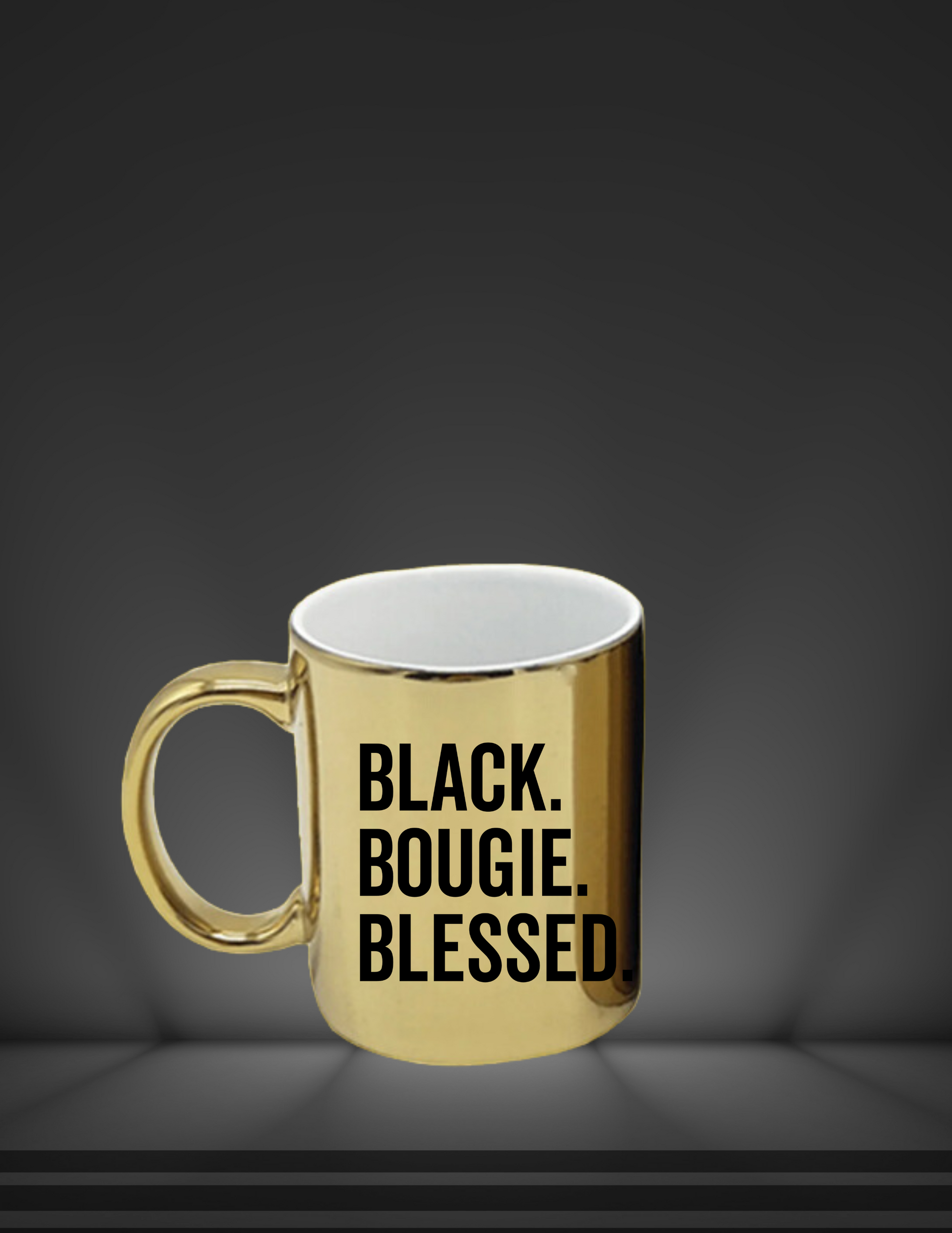 Black Bougie and Blessed Mug - The Black Tee Xchange