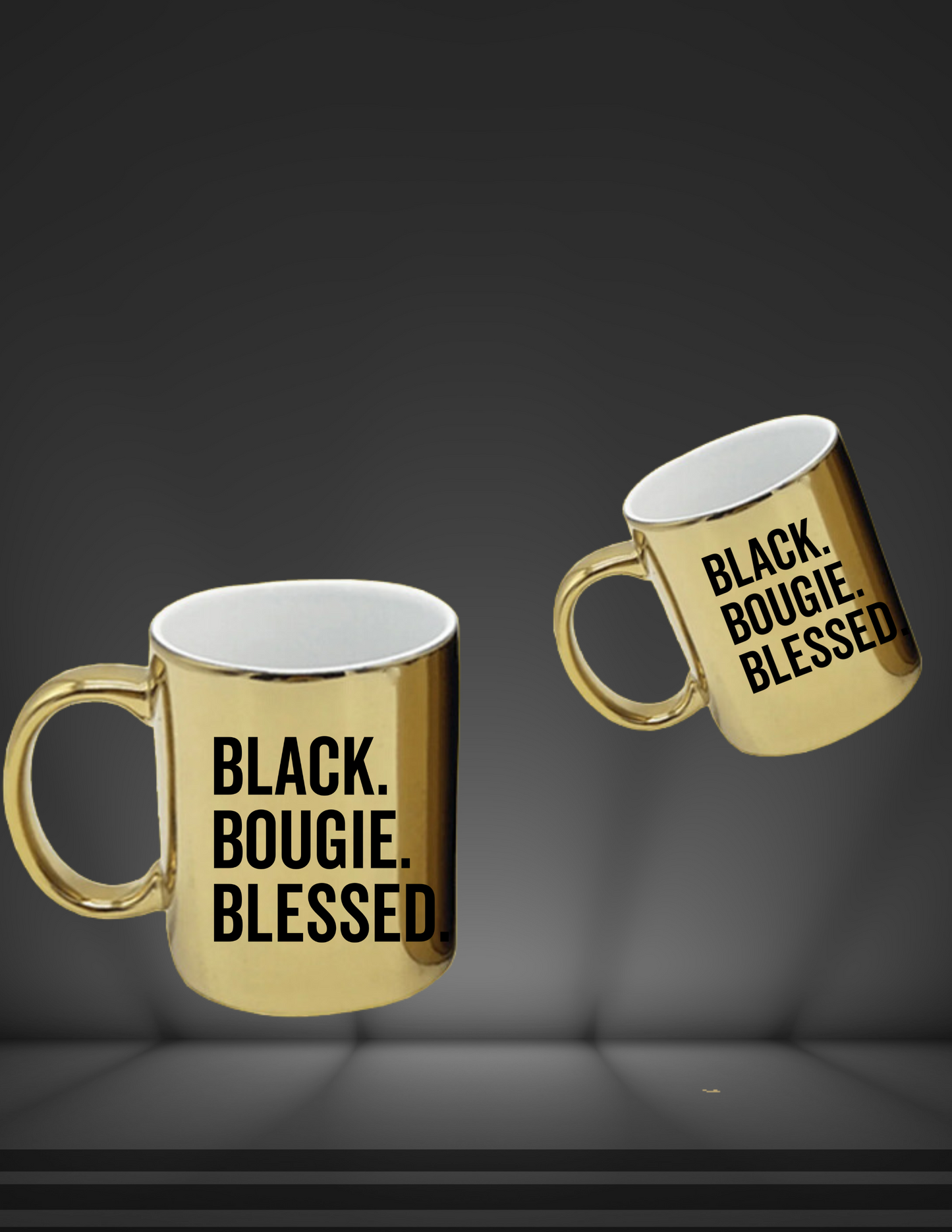 Black Bougie and Blessed Mug - The Black Tee Xchange