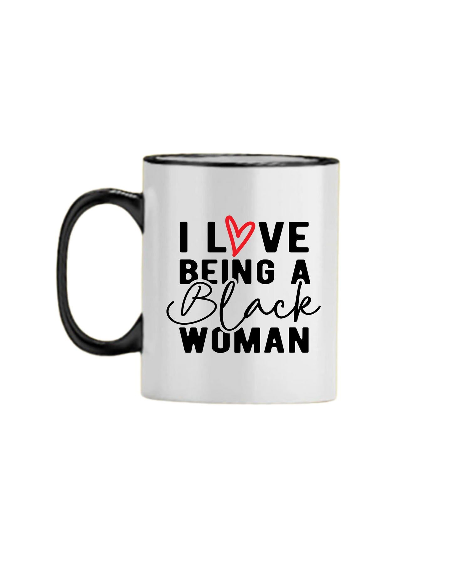 Black Woman Mug - The Black Tee Xchange
