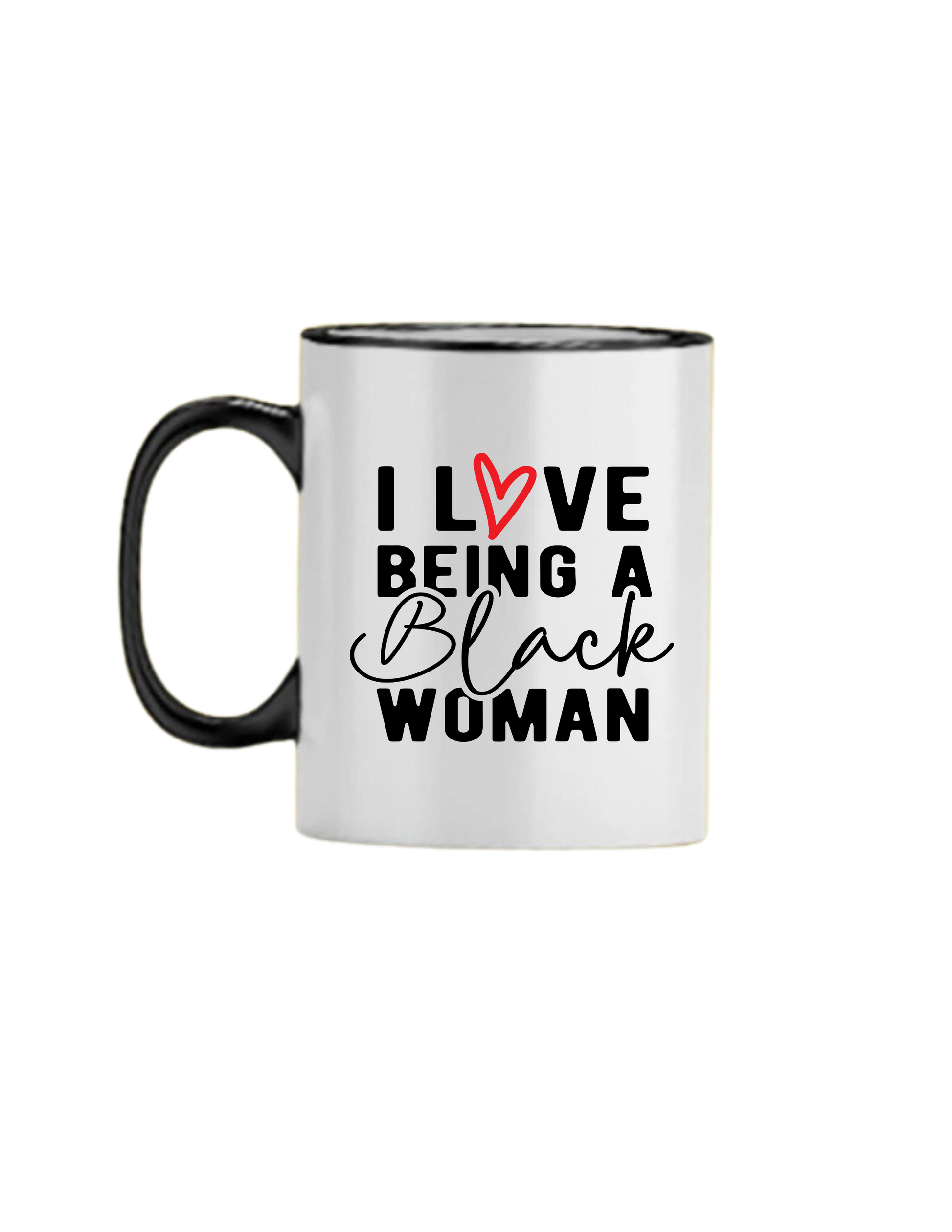 Black Woman Mug - The Black Tee Xchange