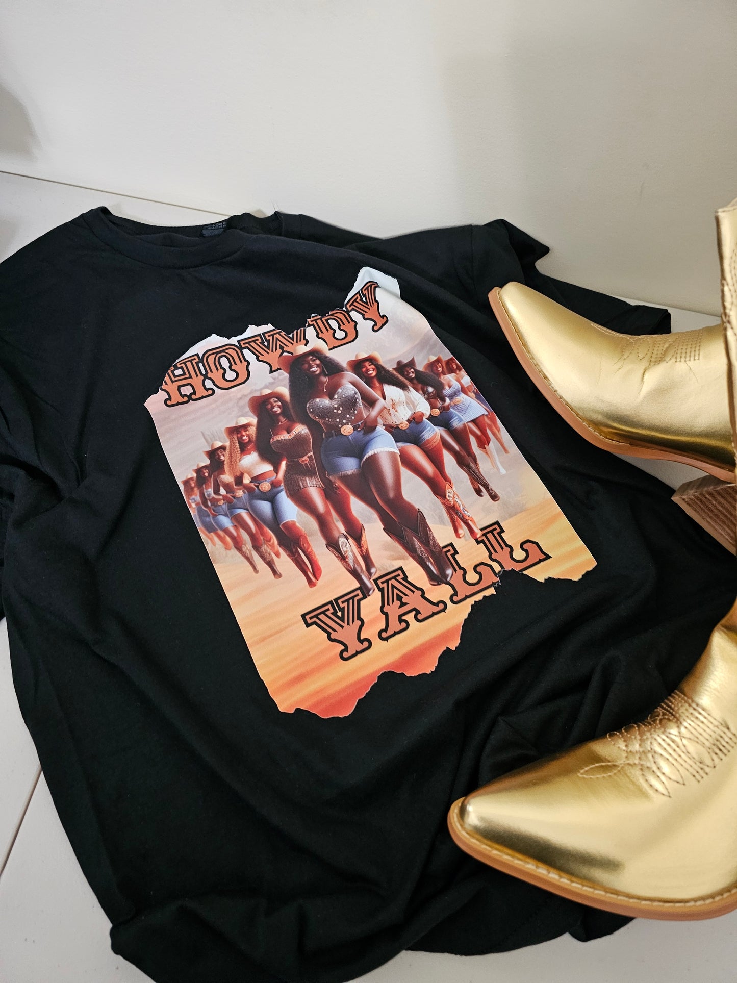We Ride At Dawn Black Tee - The Black Tee Xchange