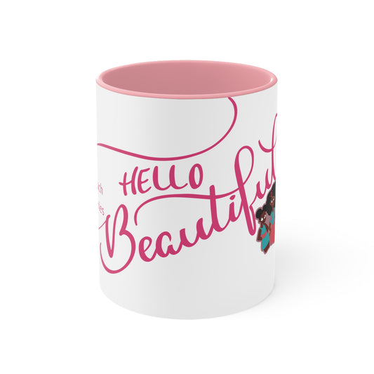Hello Beautiful Accent Mug