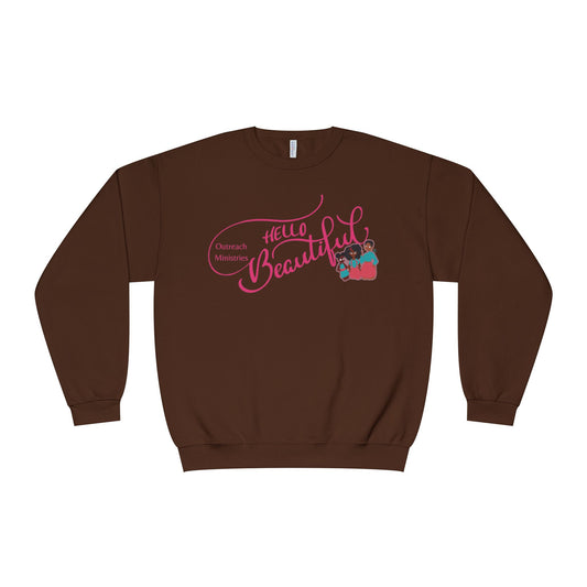Hello Beautiful Crewneck Sweatshirt