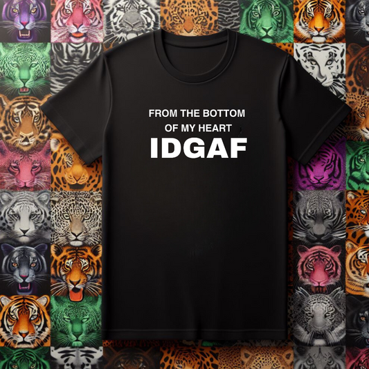 Unapologetic Black Tee - The Black Tee Xchange