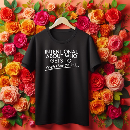 Intentional Experiences Black Tee - The Black Tee Xchange