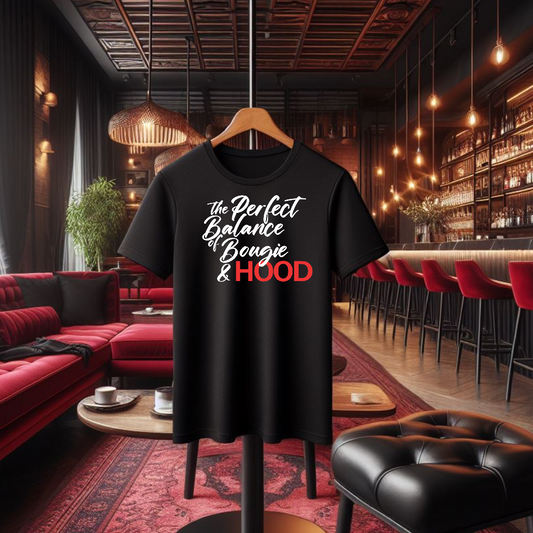 Perfect Balance Black Tee - The Black Tee Xchange