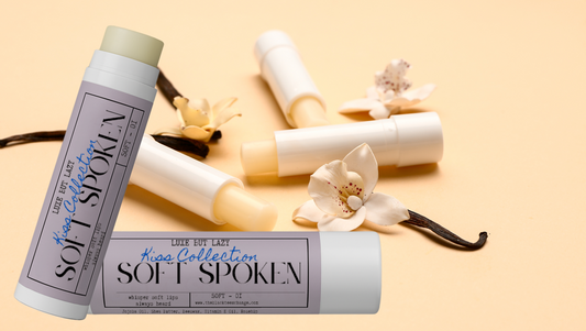 Soft Spoken Luxe Vanilla Lip Balm - The Black Tee Xchange